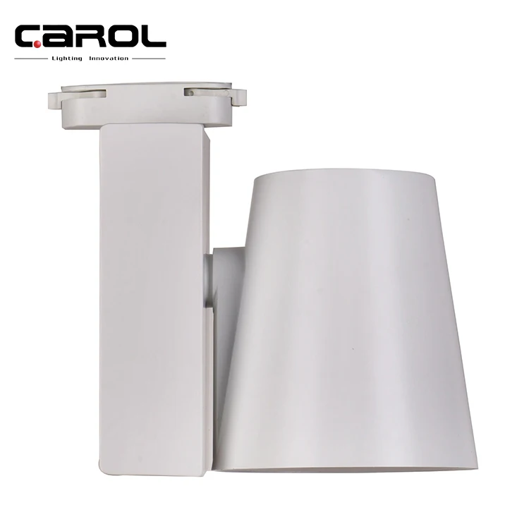 Carol dali c tick dimmable museum suspended 3 phase wall washer cob led track light 12w 30w 45w 50w led track spot light
