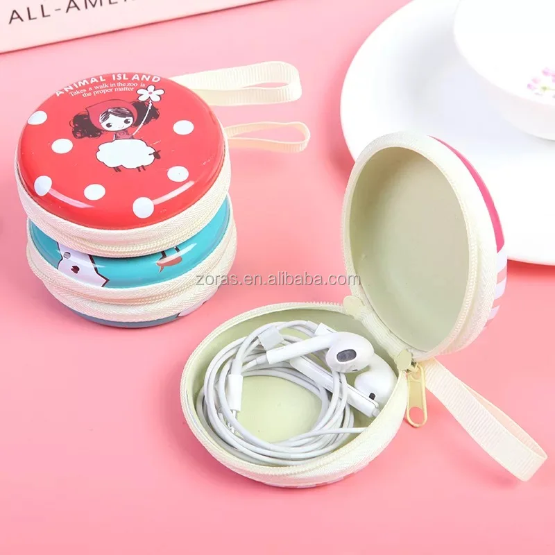 2019 new inventions Zipper Coin Metal Tin Purse for holding keys