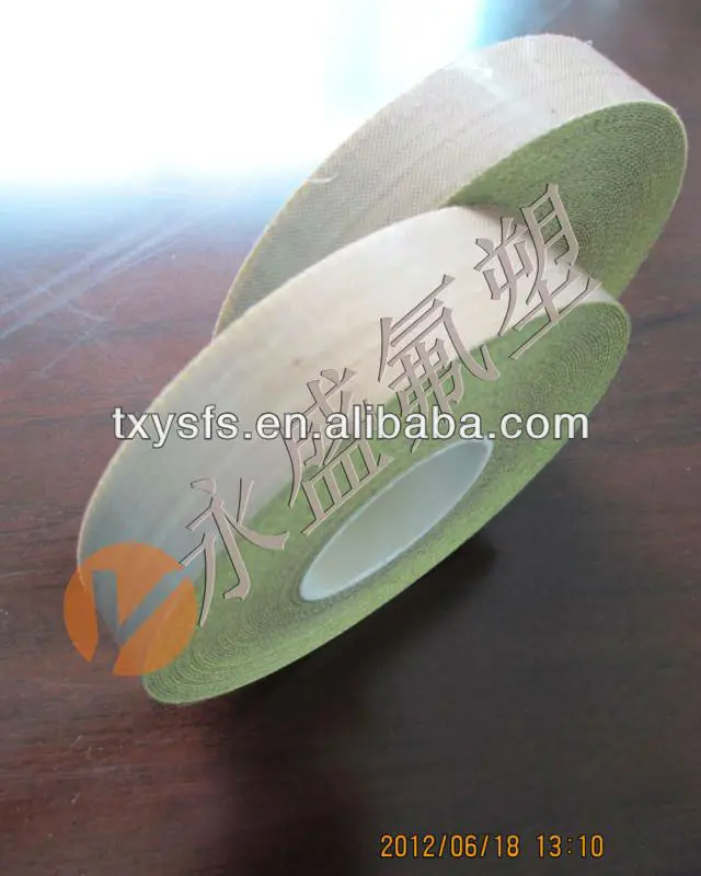 Белая Стекловолоконная клейкая лента с покрытием из ПТФЭ