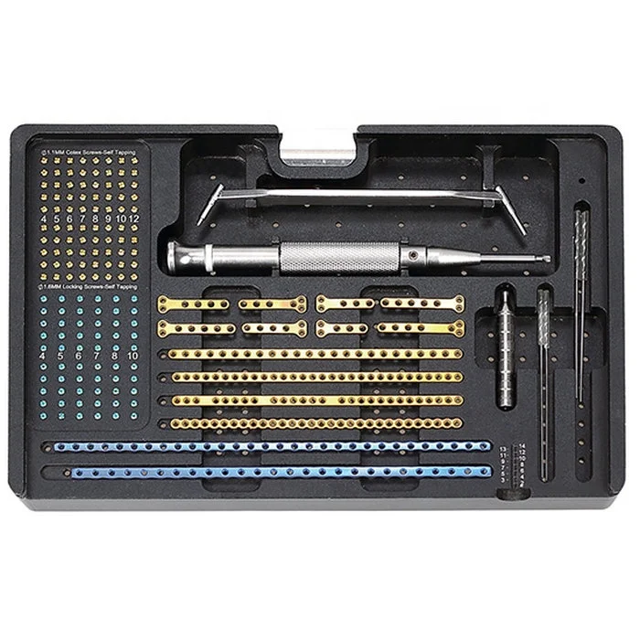 Hot Sale Orthopedic Surgical Instruments 1.6mm Locking Plate Instrument Kit for Veterinary Use