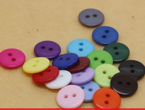 12mm DIY button shirt children clothes plastic button clasp monopoly candy color decorative button