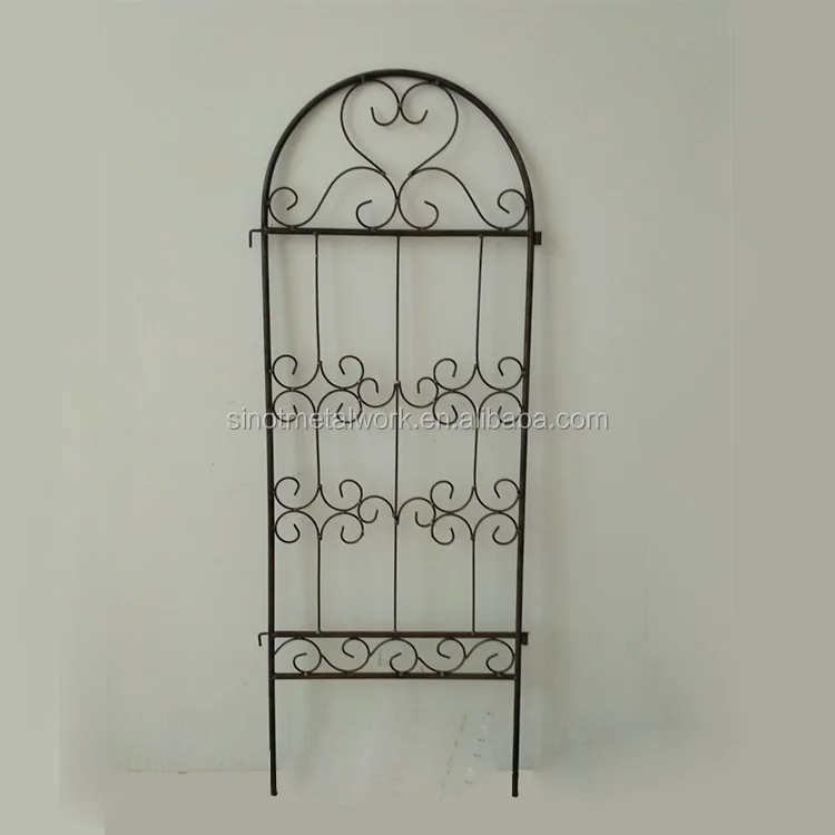 
fencing supplies decorative wrought iron flower bed fence metal garden border trellis 