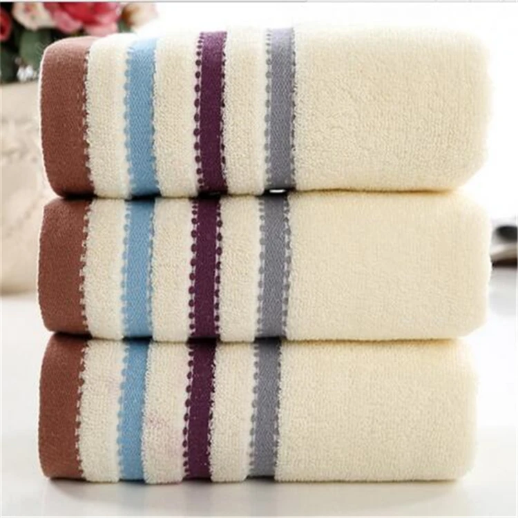 china wholesale yarn dyed jacquard cotton terry cloth small second hand towel