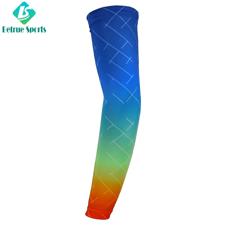 Custom Lycra Fabric Sun UV Protection Arm Cover Cycling Arm Sleeves