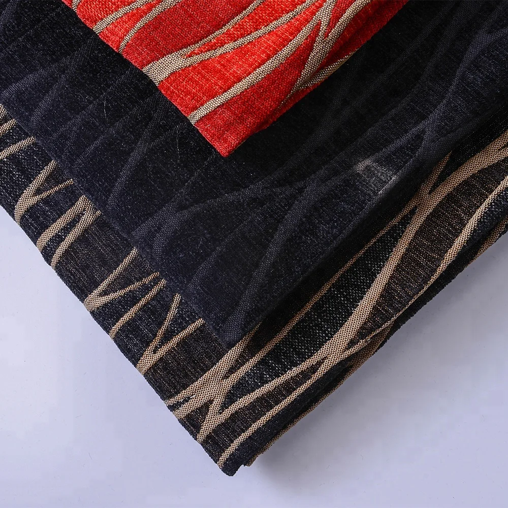 Flame Retardant Luxury Jacquard Chenille Upholstery Fabric