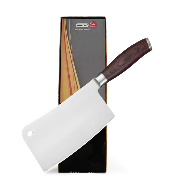 6.5 Inch Stainless Steel Chopper Knife with pakka wood handle Multipurpose Use for Home Kitchen