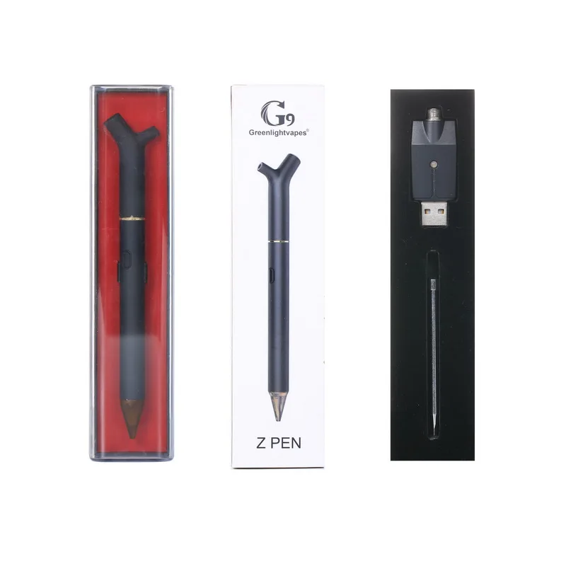 
Greenlightvapes newest Quartz coil atomizer vape wax herb concentrate micro usb vaporizer variable voltage vape pen kit 