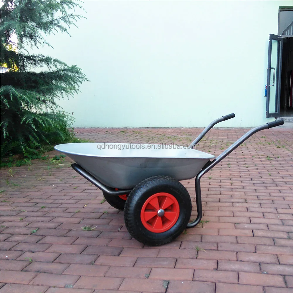 High quality low price wheelbarrow with double wheel