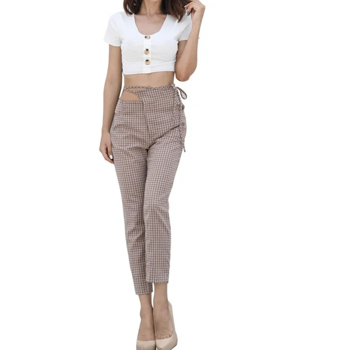 
Hot Selling Women Pants Ladies Fashion Summer Trousers Girls Stylish Pencil Pants 