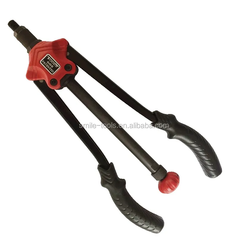 Промышленного уровня Heavy Duty 11 дюймов двойной ручной заклепочная гайка инструмент заклепки гайки пистолет две стороны