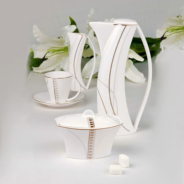 Christmas style Coffee&Tea Sets 15 pcs Bone China tea set Coffee Mug set