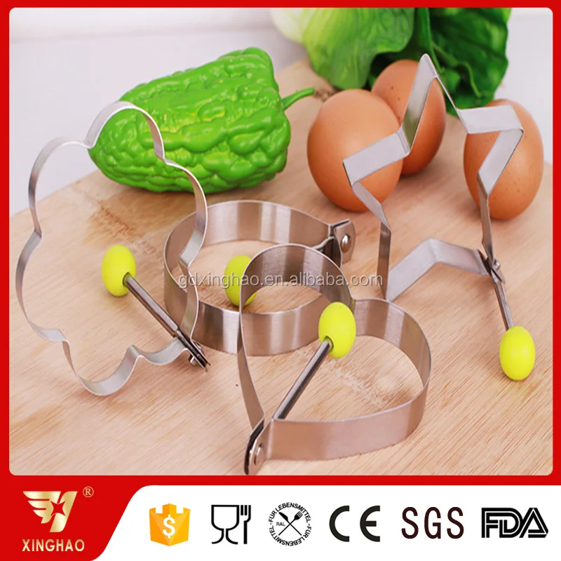Different Shapes of Stainless Steel Egg Ring for Your Choosing