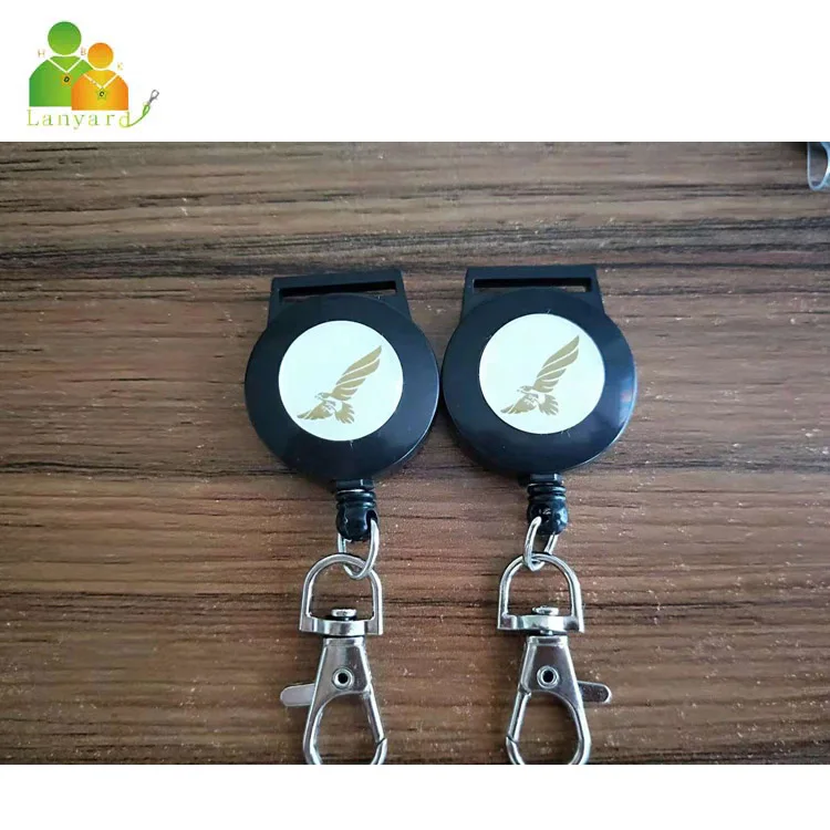 
Hot sale 32mm retractable badge reel with custom logo for business holder 