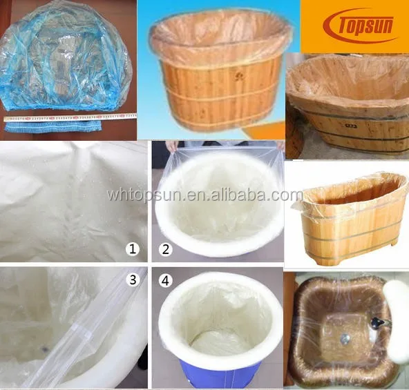 spa disposable PE pedicure liner for pedicure massage chair