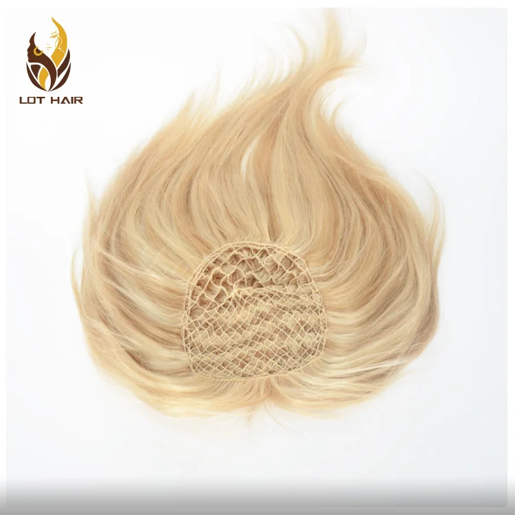 fishnet toupee High quality Virgin European Hair toupee human hair for women