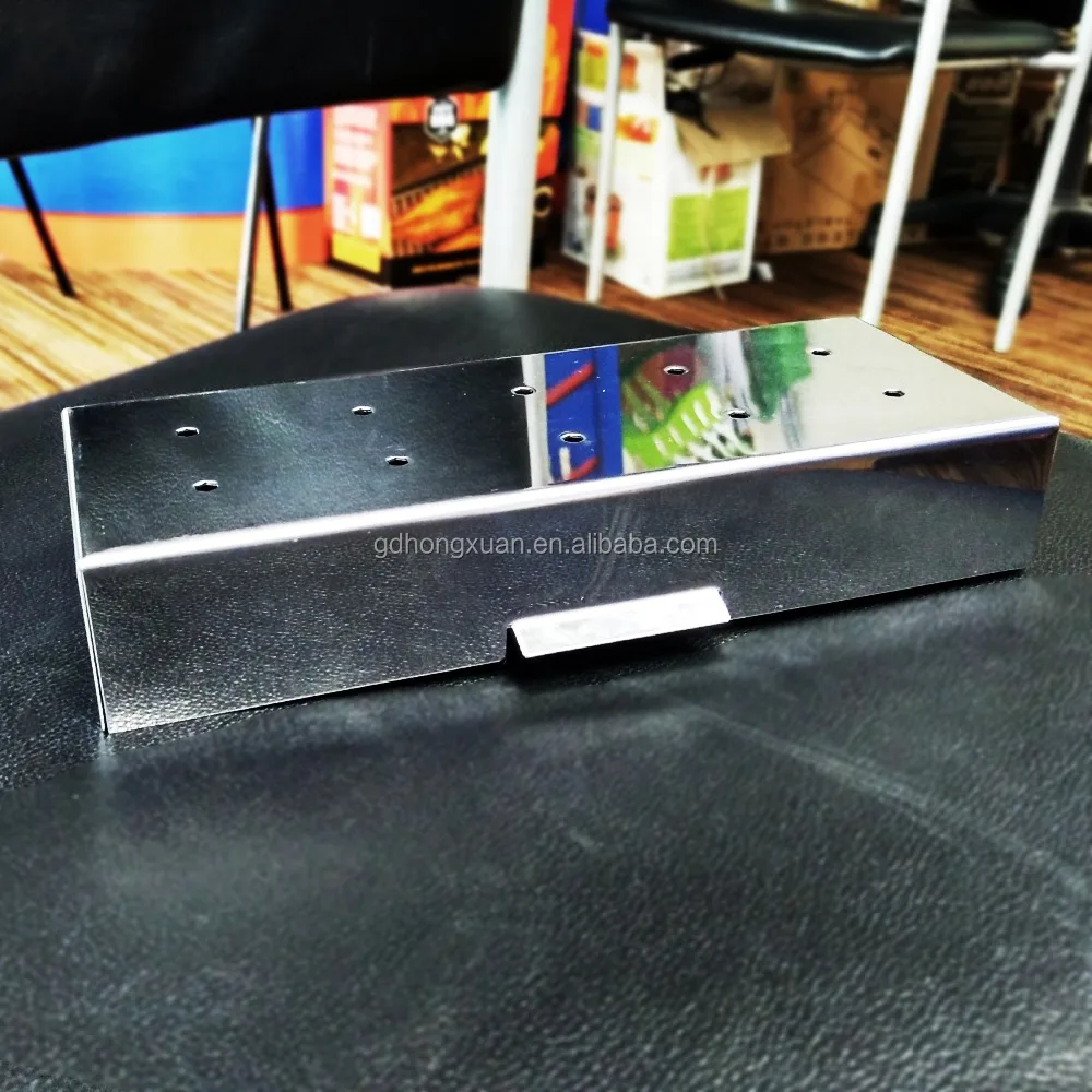 Sturdy Stainless Steel Rectangle BBQ Charcoal Grill Meat Smoker Box Wood Chip Gas Grill Smoker Box