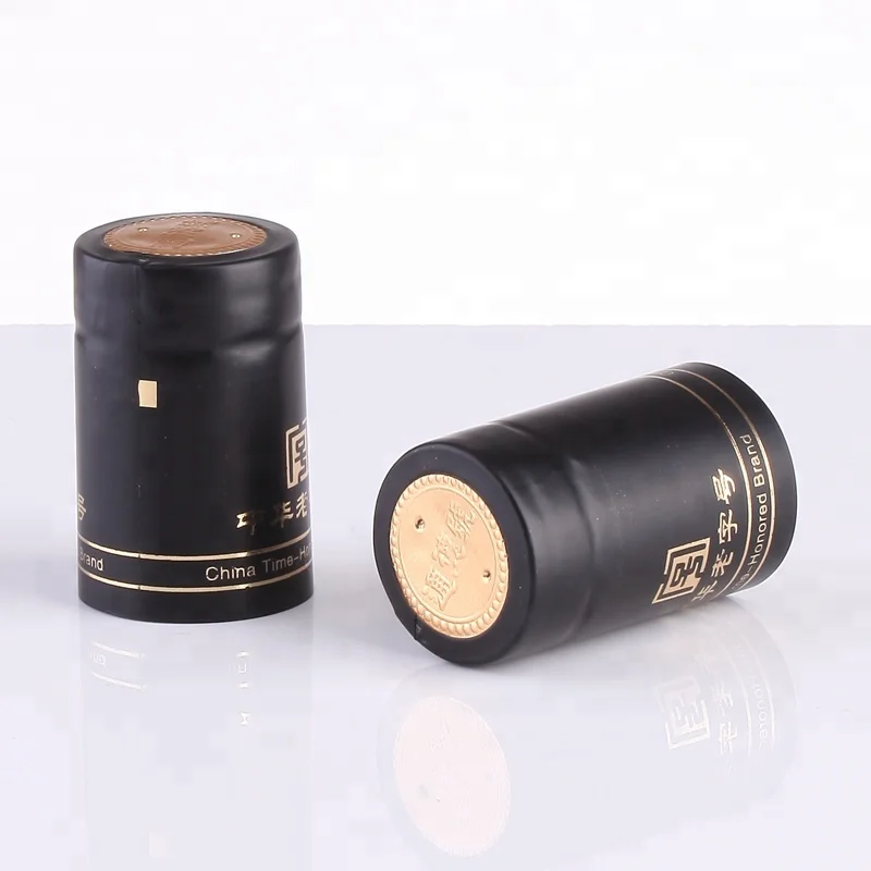PVC heat shrinkable capsule for wine bottles