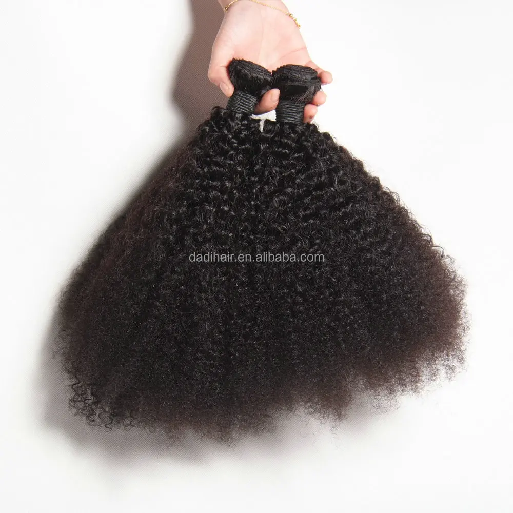 wholesale 7A 8A 9A Grade Large Stock Brazilian Virgin Human Hair Weave Bundles Afro Kinky Curly Hair in xuchang factory
