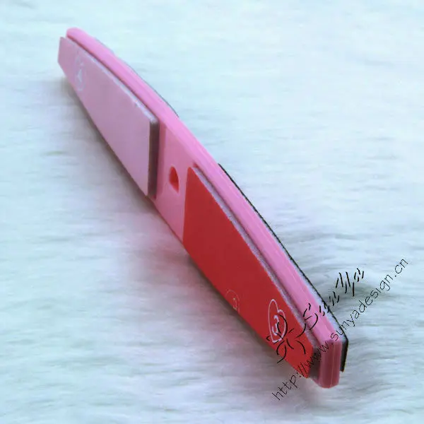 4 step plastic nail file/nail buffer/shiner