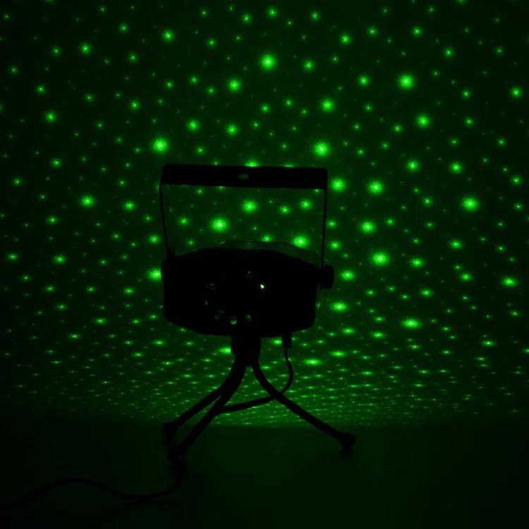 Red and Green Mini Disco Laser Stage Light Show Projector