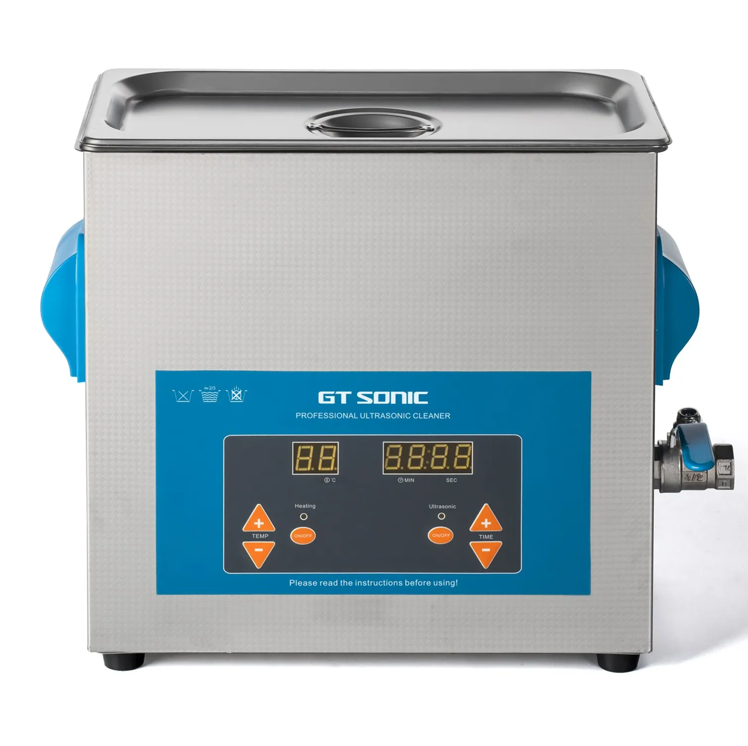 GT SONIC Ultrasonic Blind Cleaning Machine Lab Parts Steel Commercial Ultrasonic Cleaner