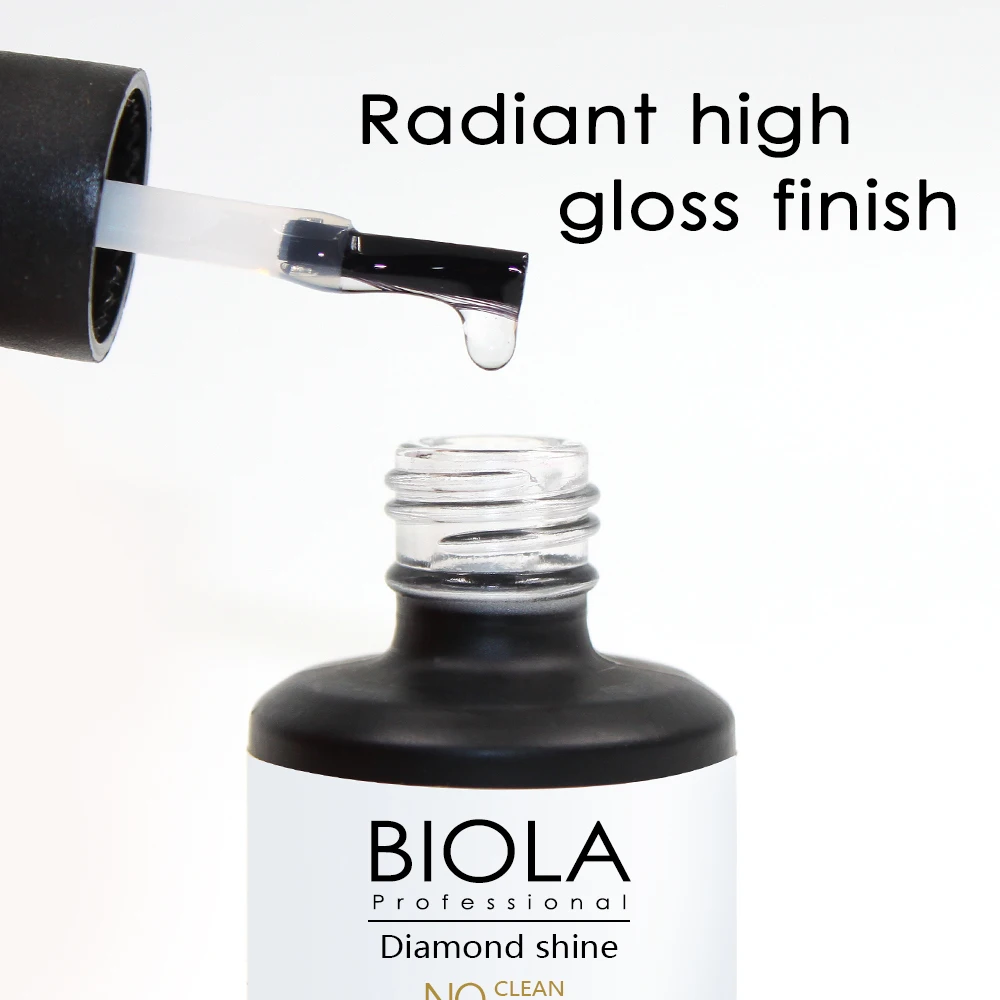 High gloss shiny no wipe top coat no clean top coat