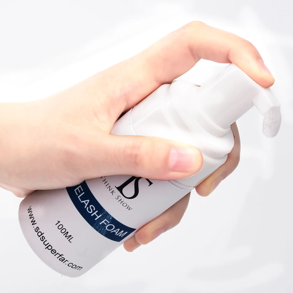 Оптовая продажа, Собственная торговая марка, натуральный пенный шампунь для наращивания ресниц