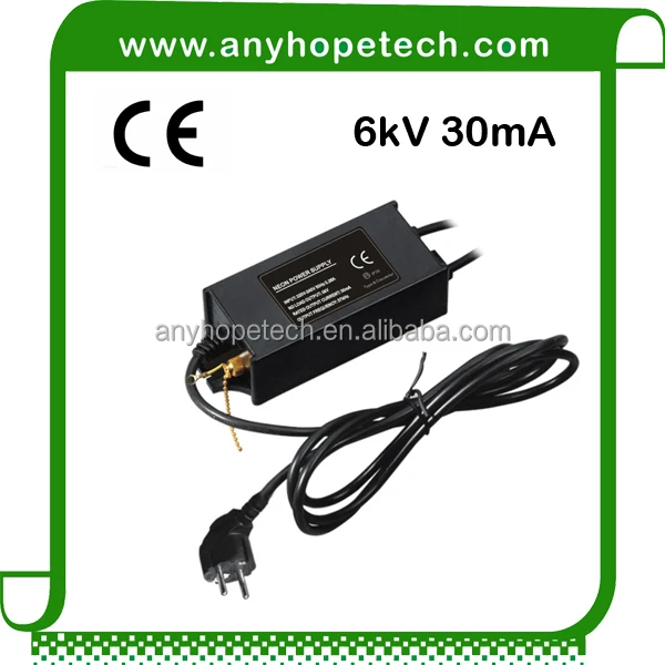 
Neon Power Supply CE Output 6kV 30mA 37kHz 