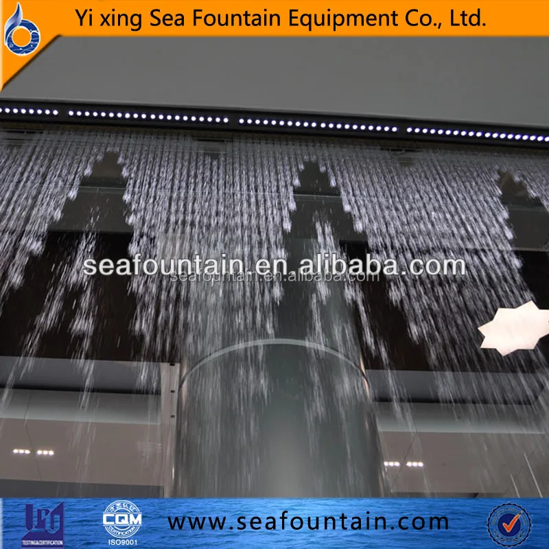 Onsite training outdoor colorful music digital water curtain fountain digital fountain