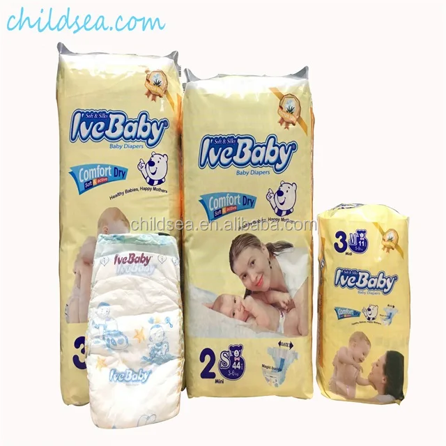 Ultra thin dry and breathable Hot Sale Premium Disposable Baby Diapers Factory Direct Sale