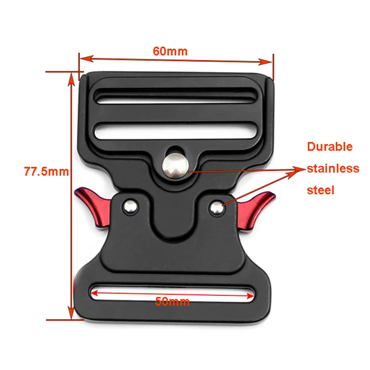 
Custom Wholesale Belt Buckle Manufacturer Tactical Military Zinc Alloy Buckle 