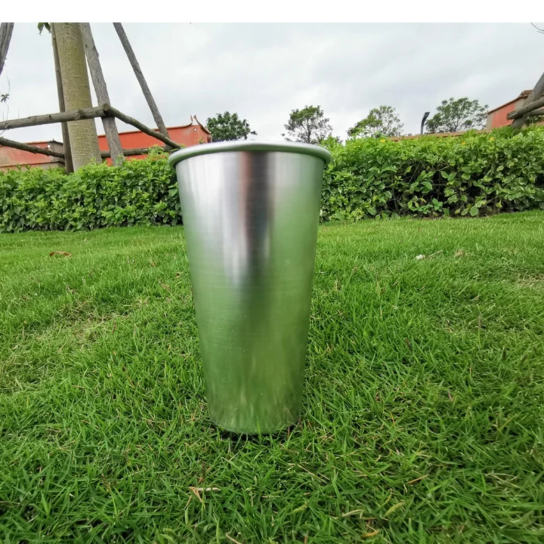 2019 480ml/16oz rolled edge multi-colored beer mug metal foil tumbler shot cold drink cup drinking cup anodized aluminum tumbler