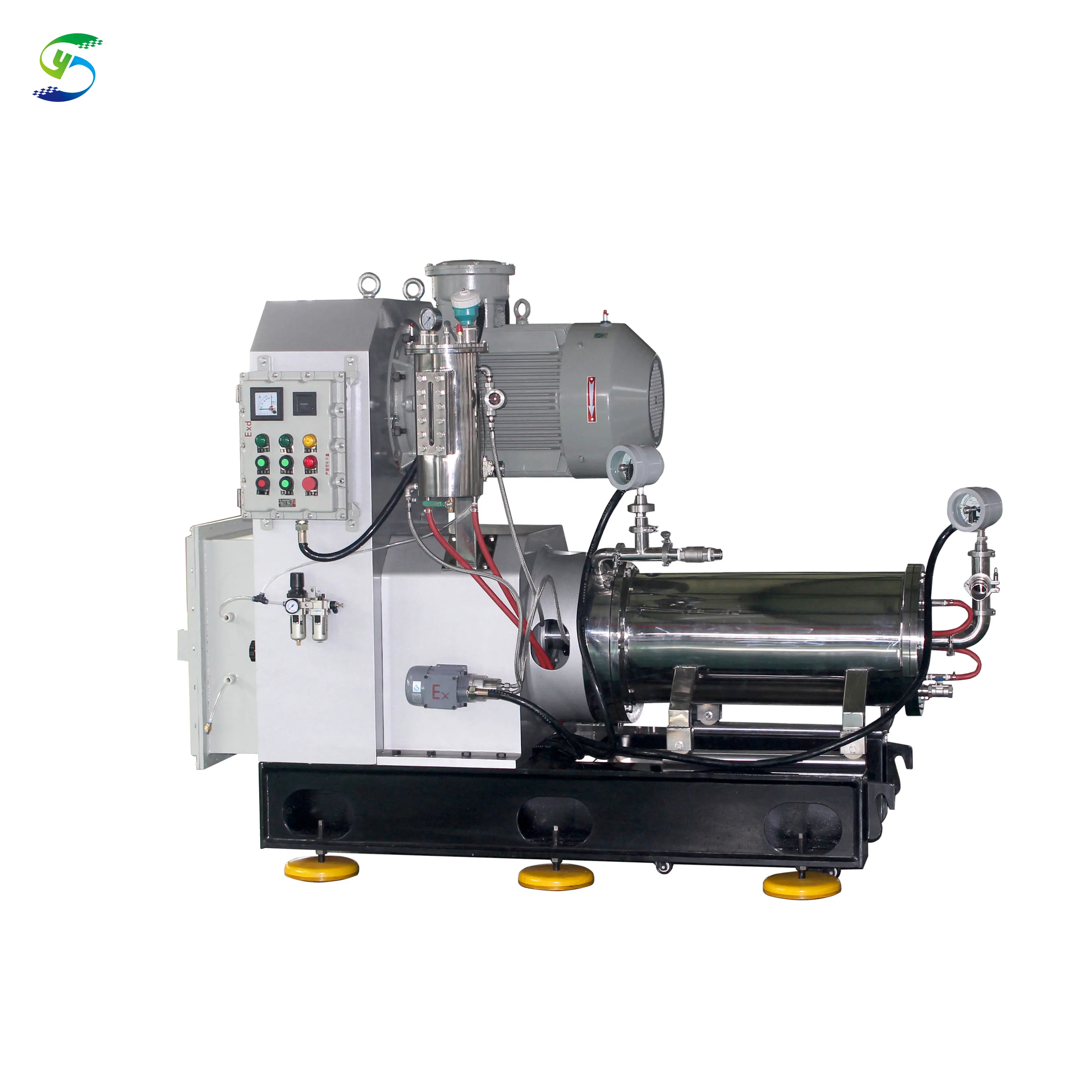 Horizontal Nano Bead Mill Sand Milling Grinder Machine For Ink Paint Coating
