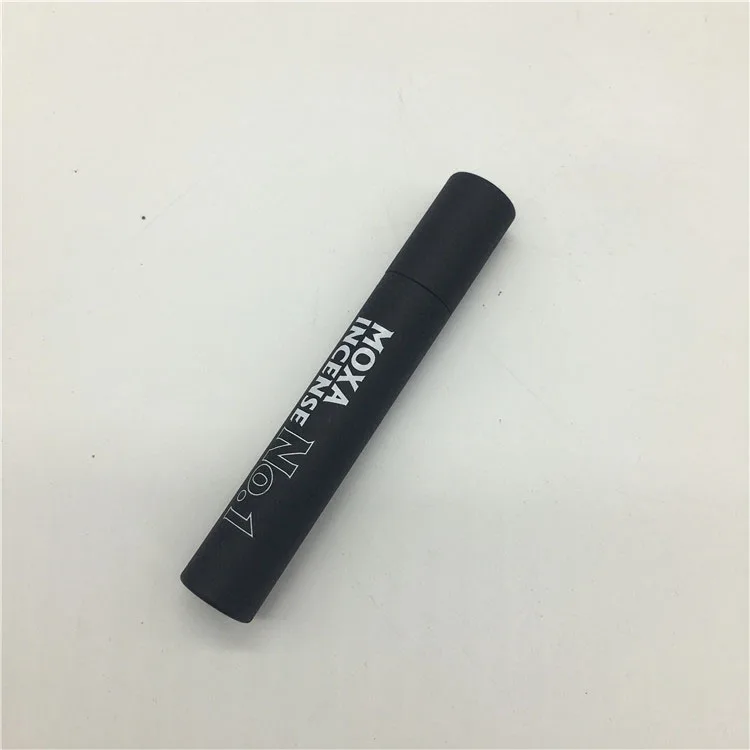 
Custom round cylinder matte black paper tube for pen 