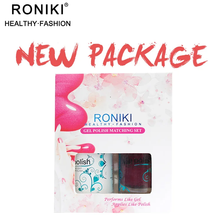 RONIKI Professional OEM ODM Matching UV Gel Nail Polish For Nail Art
