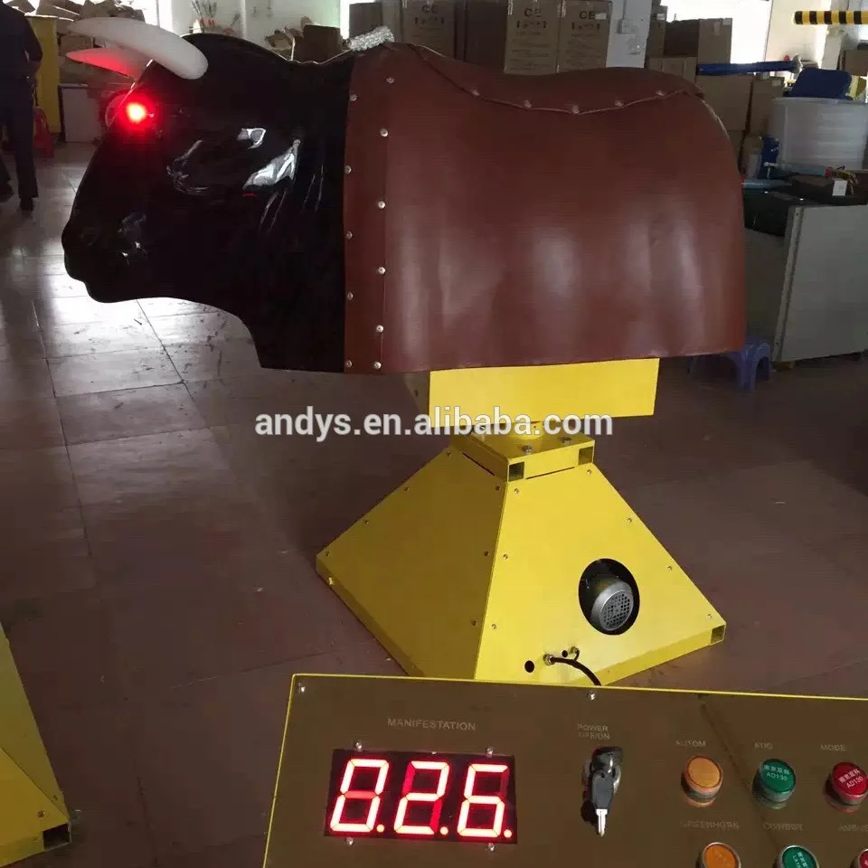 
inflatable mechanical rodeo bull ride game n rodeo bull ride n bull riding made of vinyl 