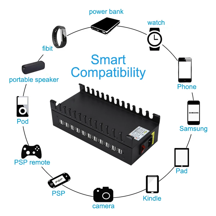 22 port powerbanks batterie charger station usb charging station charger