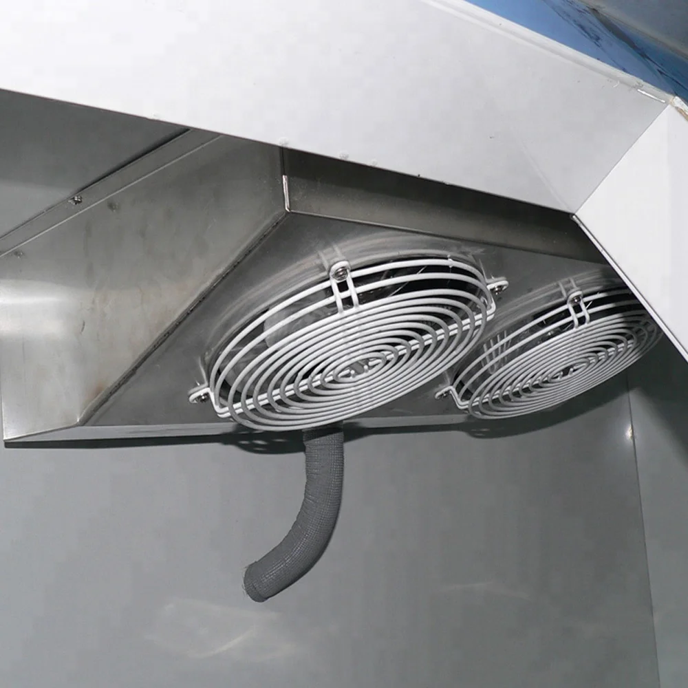 2 Slat Solid Door Ice Storage Commercial