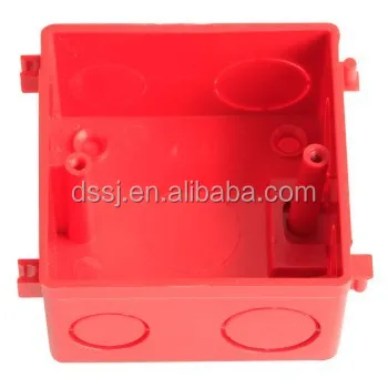 High Quality Low Price Colorful Electrical Junction Box / PVC Switch Box