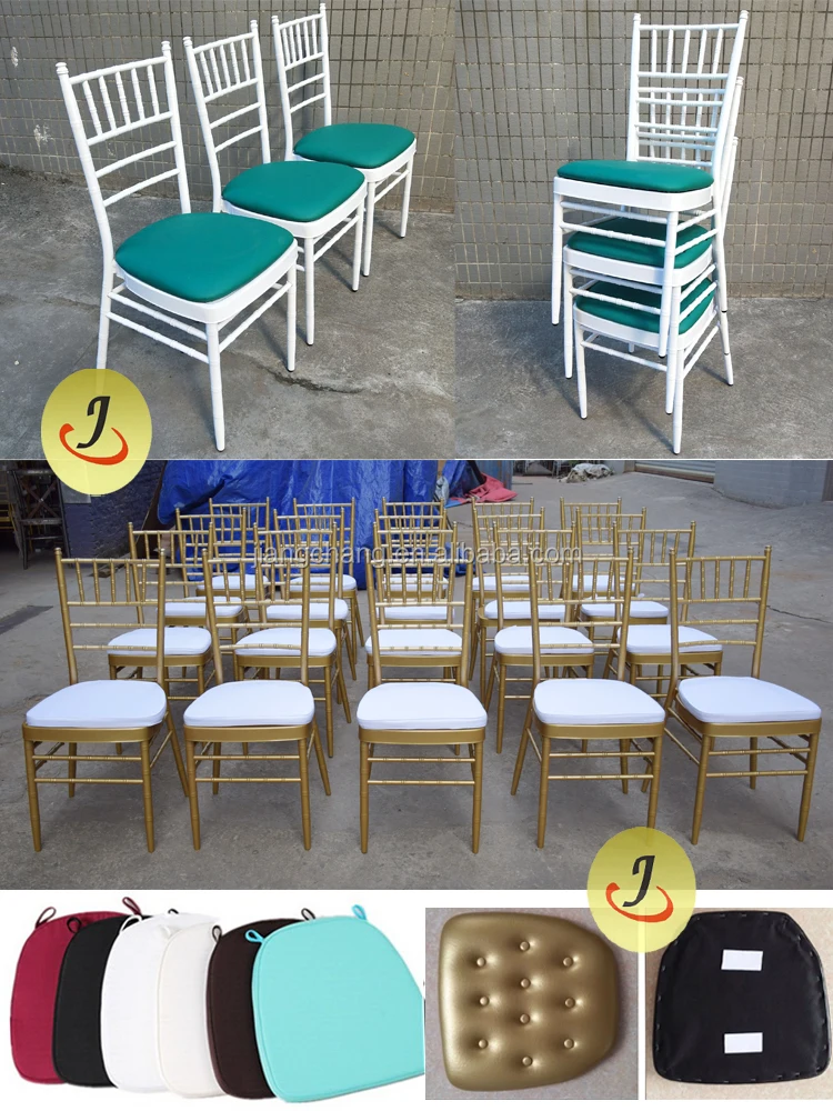 Stackable Aluminum Wedding Tiffany Chair For Rental JC-A02