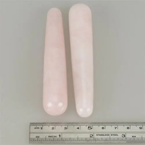 
1Set Natural Rose Quartz Yoni Eggs Jade Yoni Wa Ben Ball and 110mm Massage Stick 