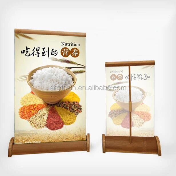 mini rollup A4 roll up stand A3 banner with aluminium alloy rollup table roll up