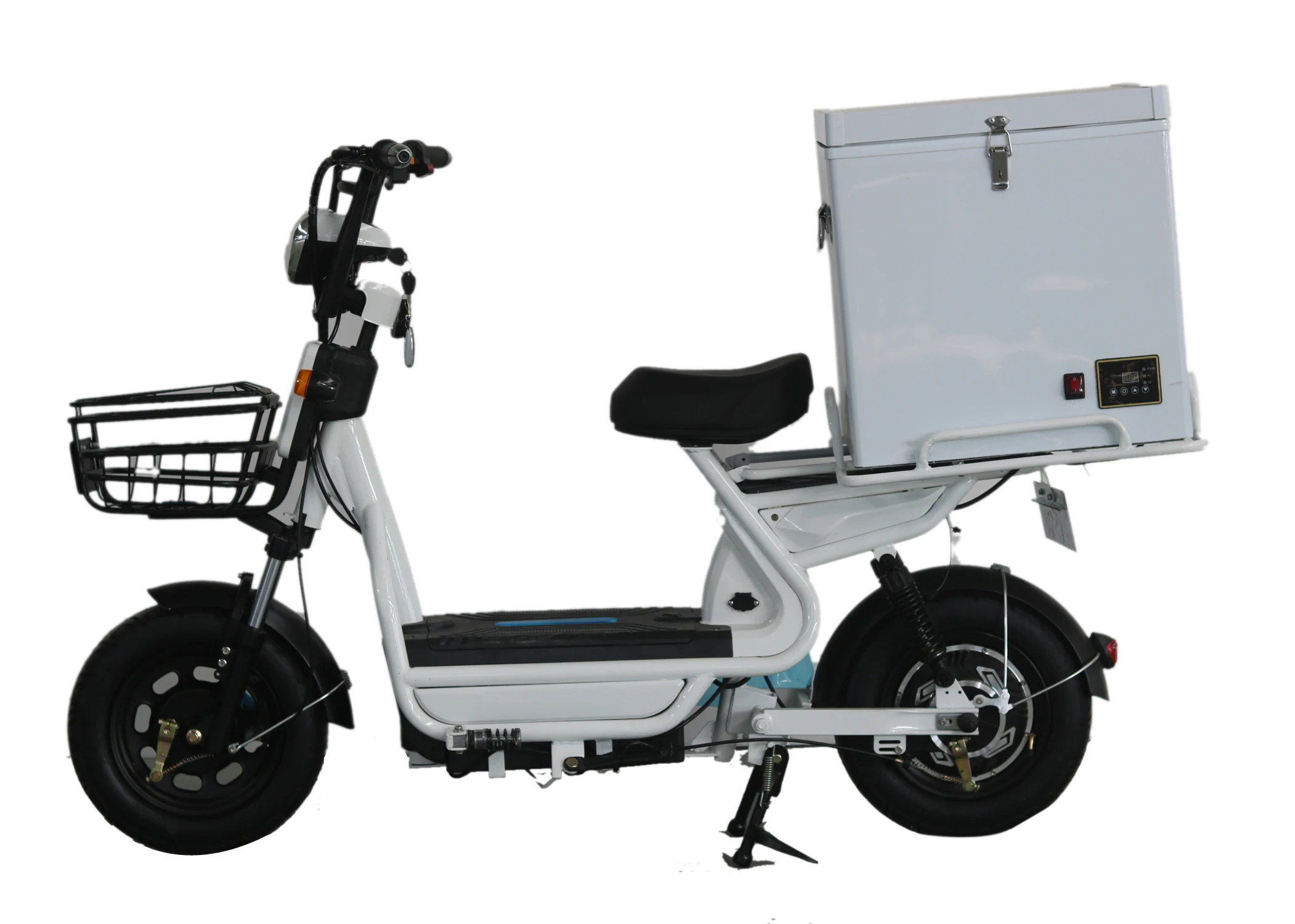 50L DC Mini Cold Room Refrigerated Delivery Box for Motorcycle