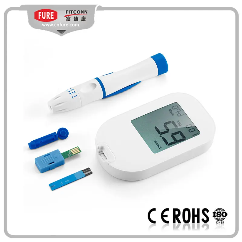 Electronic Glucometer Blood Glucose Test Strips Testing  With Code
