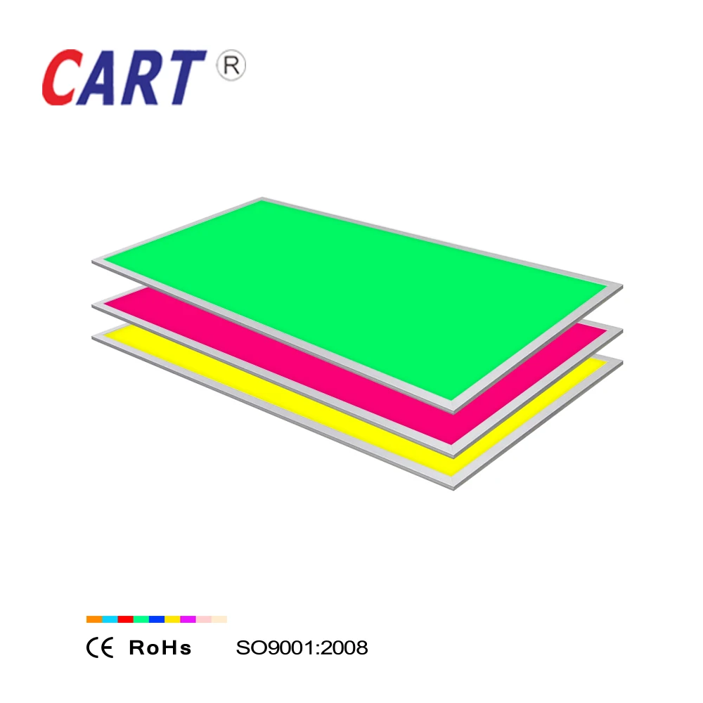 ETL rgbcct  tunable led panel dmx 36W 2*4ft 2*2ft  panel light dimmable 24V rgbw led panel