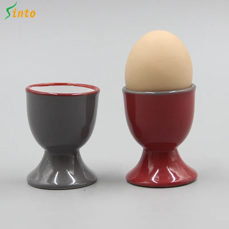Microwave cooking food safety lead and cadmium free ceramic porcelain egg cup