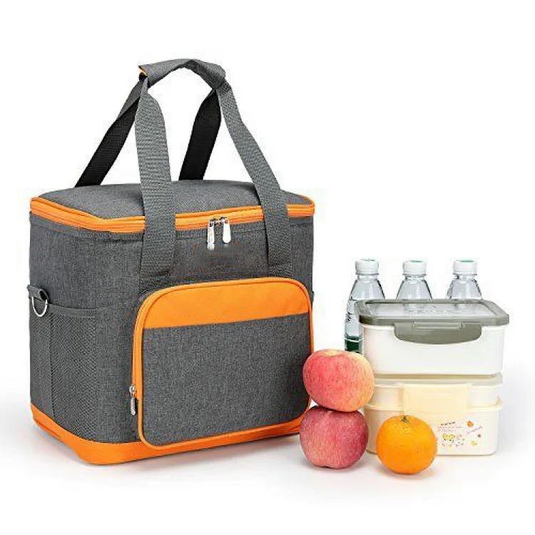 Large Capacity Lunch Box Insulated Bag Picnic Soft Cooler Tote For Men Women