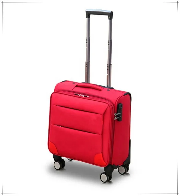 China factory waterpoof oxford 4 wheels carry on trolley bags wheeled cabin luggage suitcase