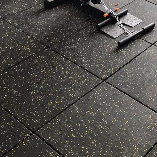 Черные, красные, зеленые, синие резиновые напольные коврики flecks EPDM для спортзала