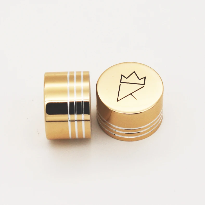 24/410 gold color aluminium screw cap in stock